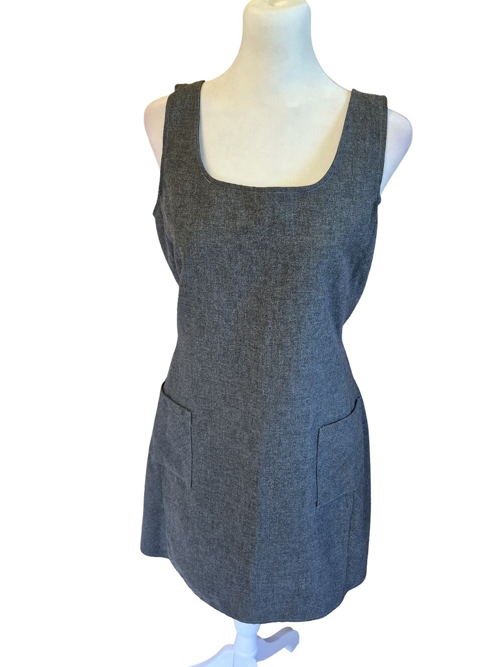 Soda Blu Gray Athletic Dress with Logo Tag